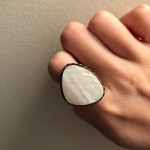 Accent Ring with white stone